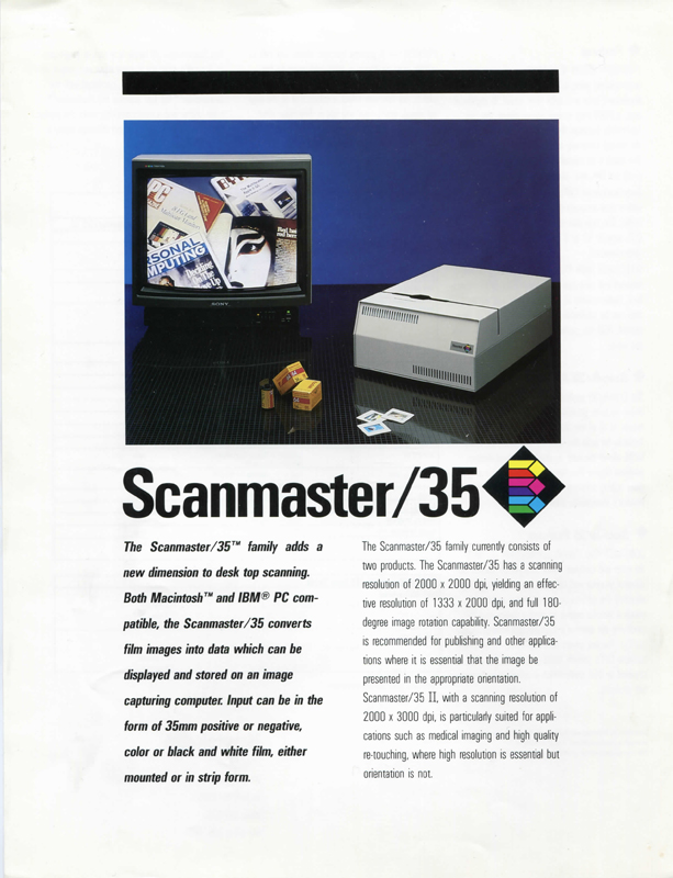 Howtek ScanMaster35 Brochure